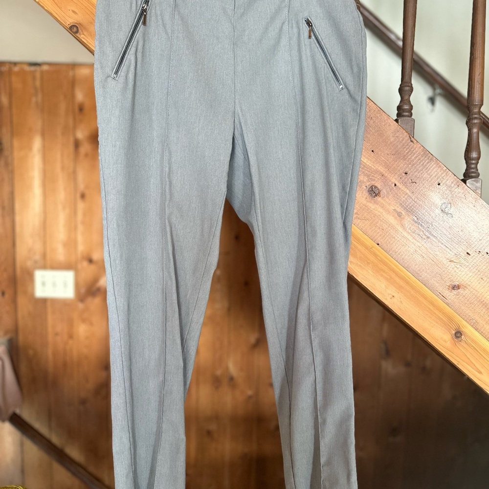 Michel Studio Alexa size 14 stretch grey dress pant